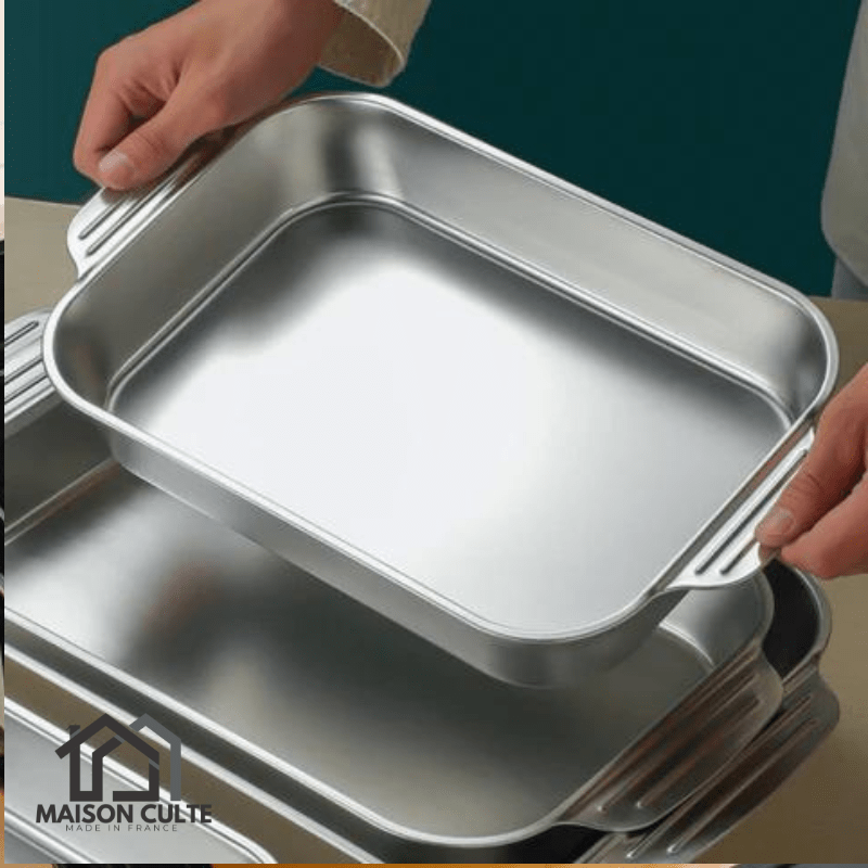 Plateau de cuisine en acier inoxydable