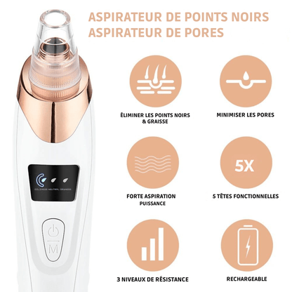 Aspirateur pour points noirs