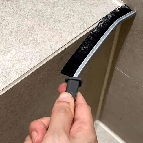 EdgeClean-Brosse à poils de cuisine adaptée à la douche