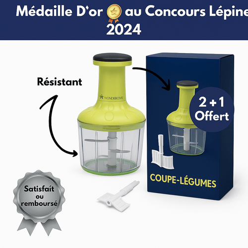 Hachoir à légumes manuel efficace