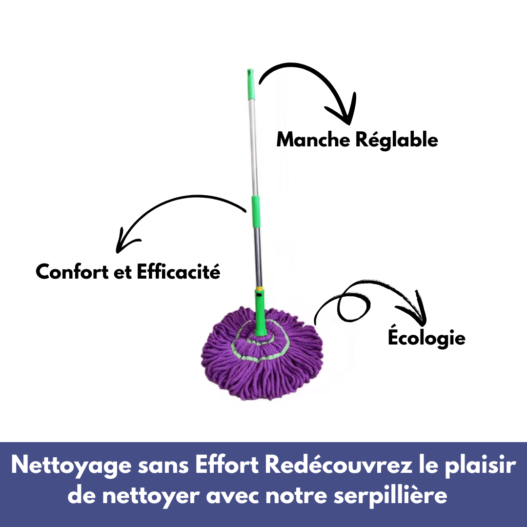 MagicTwist - Vadrouille torsadée facile à essorer