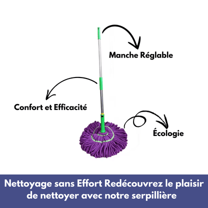 MagicTwist - Vadrouille torsadée facile à essorer