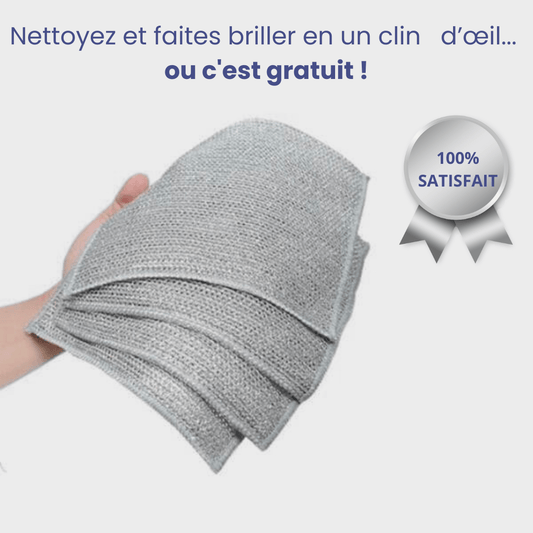 FitClean- chiffons à brosser pour nettoyage