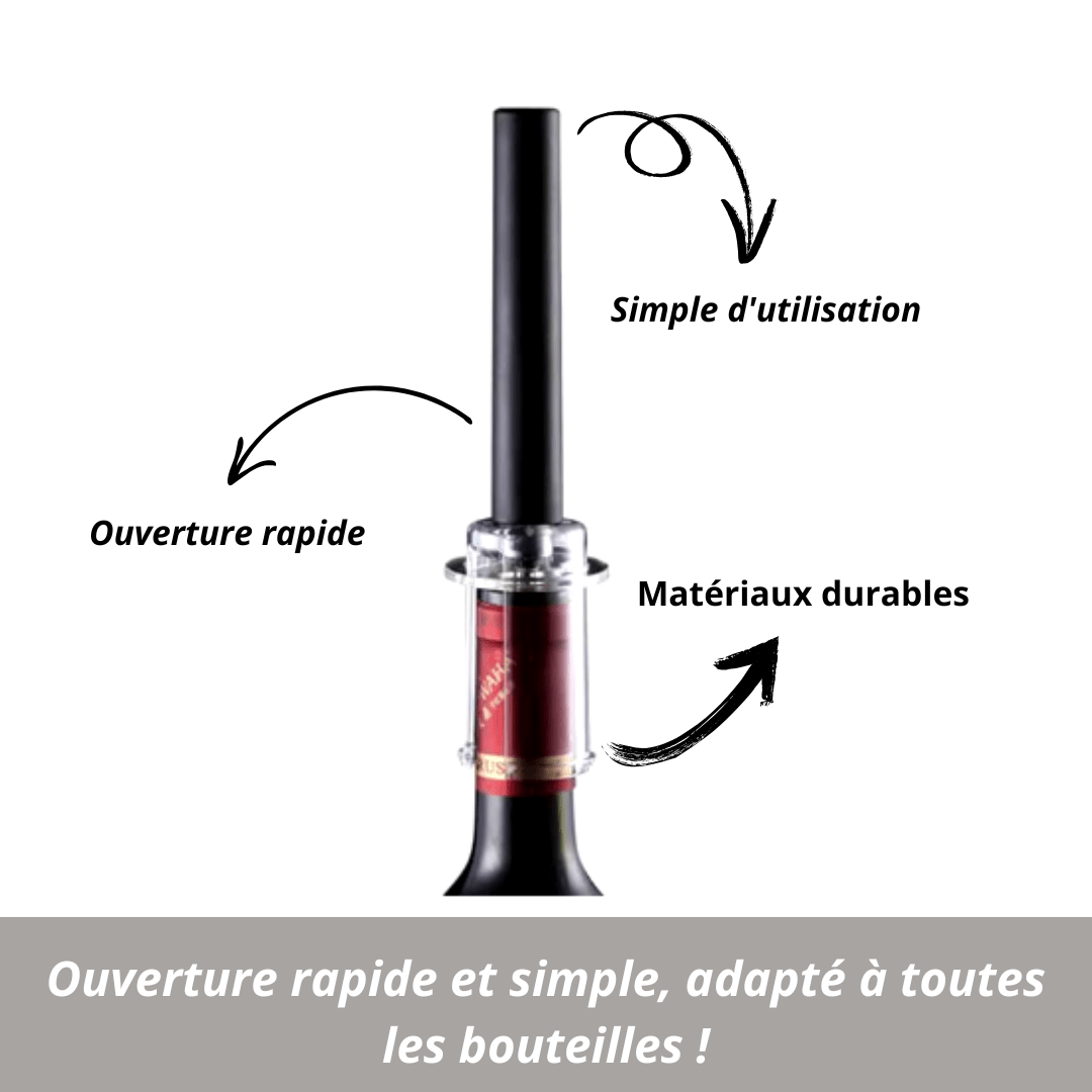 WineLift-Ouvre bouteille en acier inoxydable