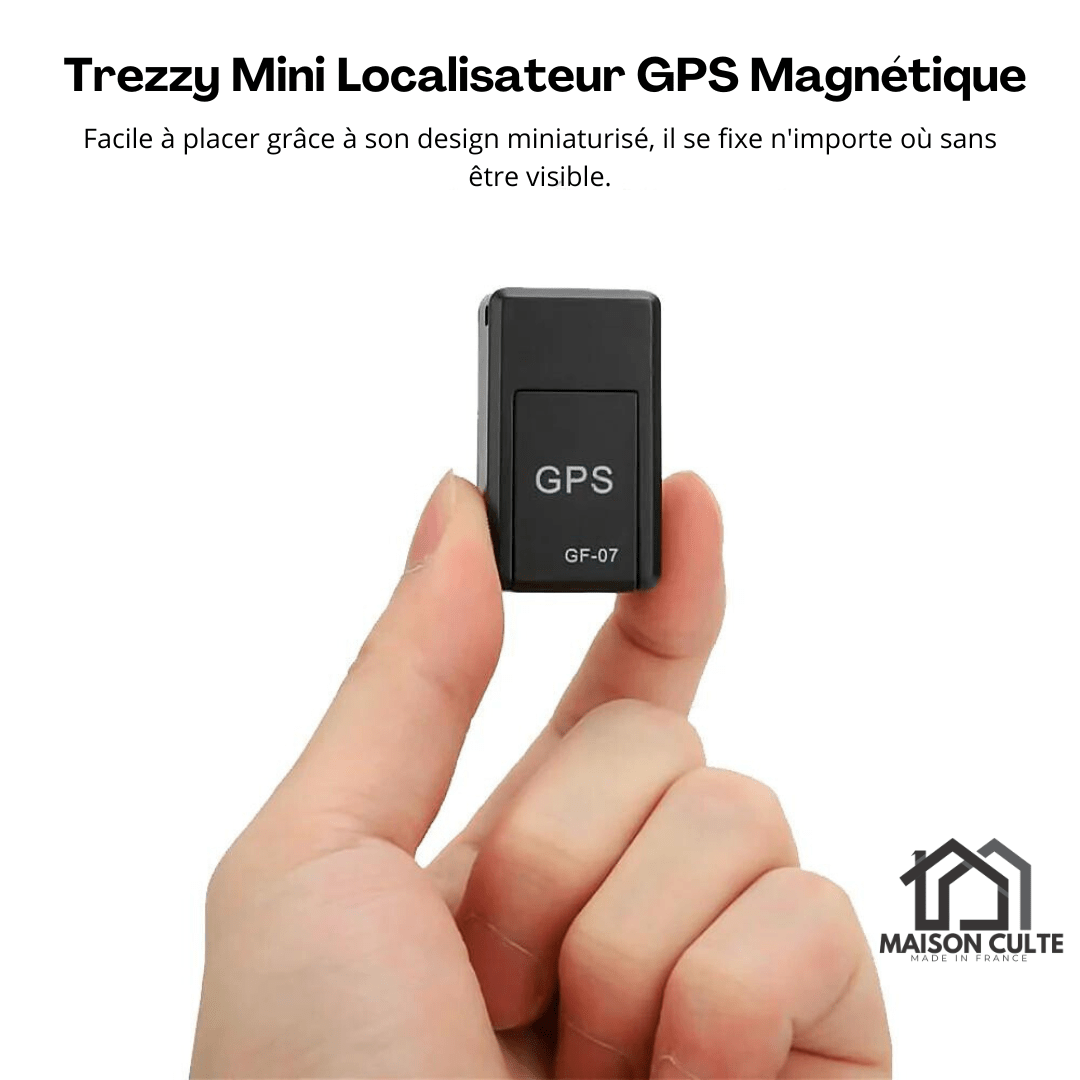 Trezzy-Mini localisateur GPS magnétique