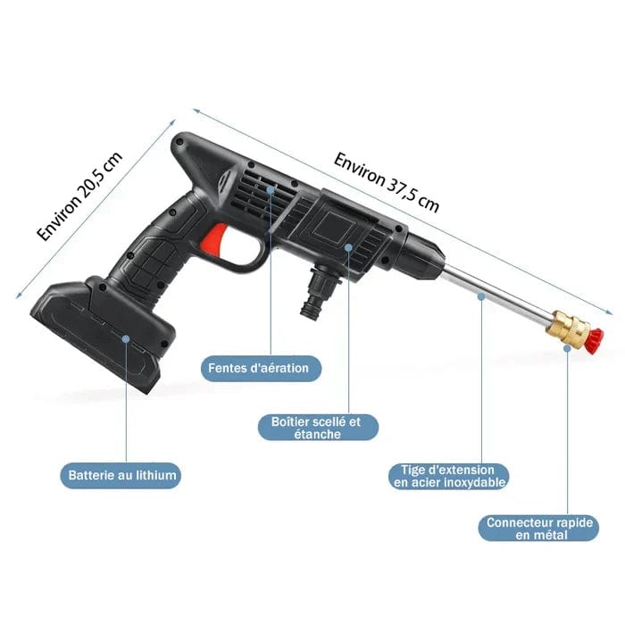 Pistolet pulvérisateur d'eau haute pression